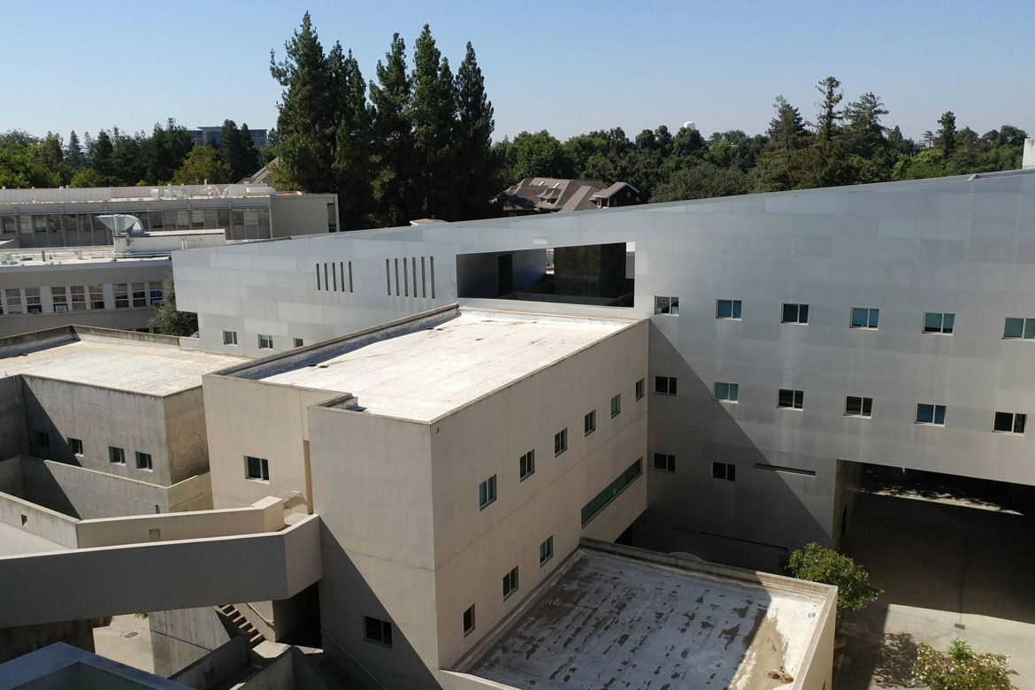 UC Davis Student Storage Social Sciences & Humanities Building "Death Star"