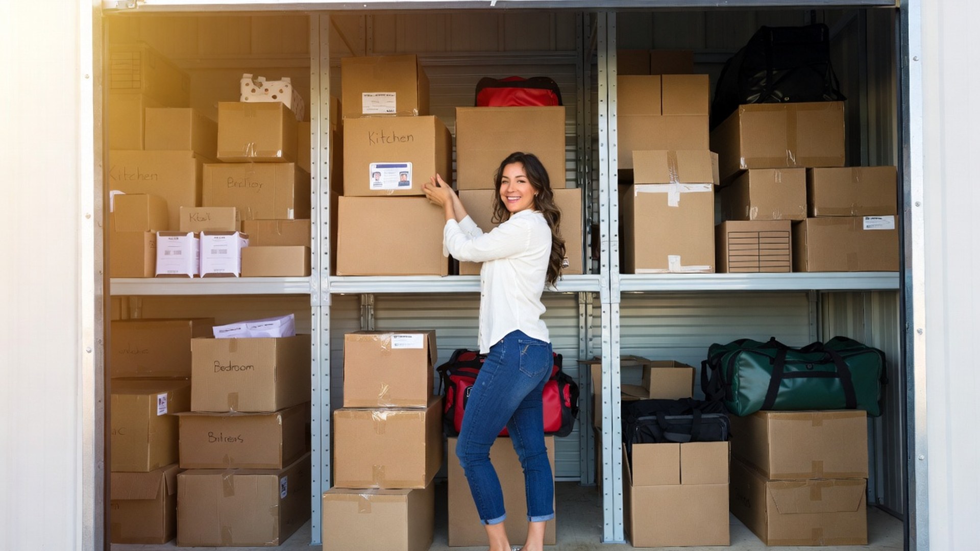 Ship2Storage Military spouse organizing and storing household belongings while her service member is deployed or away